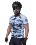 Camouflage Cycling Jersey Half Sleeves - outgearsfitness
