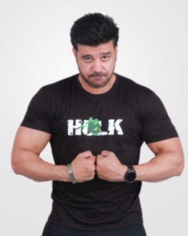 Cotton Tee Gym Black
