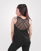 Mesh Tank Top Women's Black - outgearsfitness