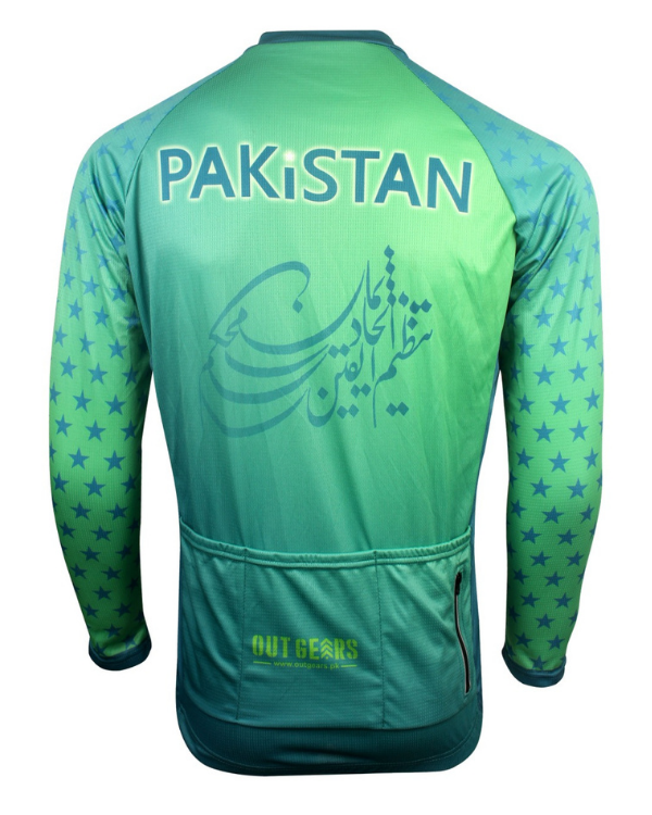 Pakistan Cycling Jersey Full Sleeves - outgearsfitness