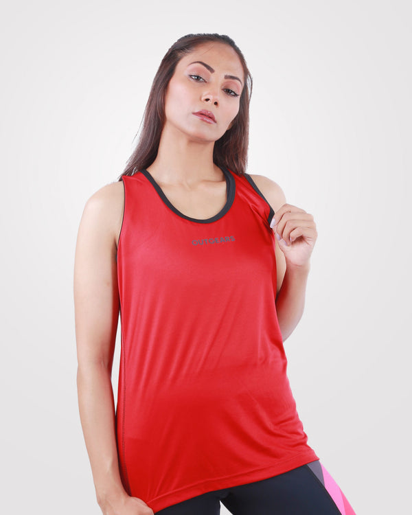 Women’s Tank Top Red Drifit