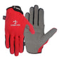 Workout Exercise Red Gloves, Full Finger Gloves for Men Women Cycling, GYM CrossFit - outgearsfitness