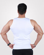 Mens Sando White Dri-Fit - outgearsfitness