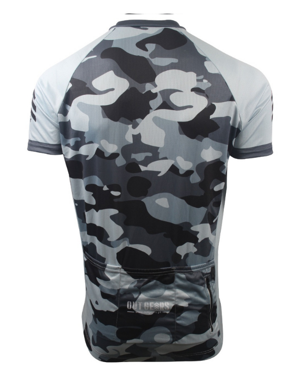 Camouflage Cycling Jersey Half Sleeves - outgearsfitness