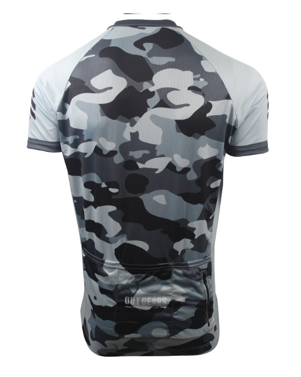 Camouflage Cycling Jersey Half Sleeves