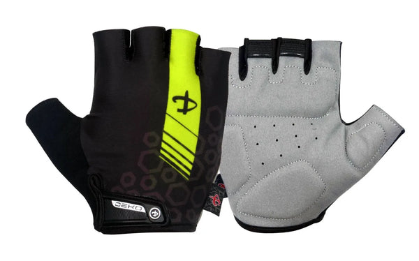 Sports Gloves Black Neon Green