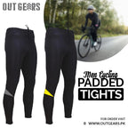Men’s Cycling Padded Tights Neon Color - Outgears Fitness