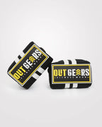 Gym Wrist Wraps 18 Inch Black White - outgearsfitness