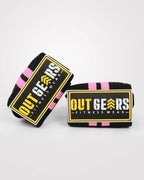 Gym  Wrist Wraps 12 Inch Black Pink - outgearsfitness