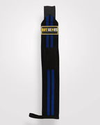 Gym Wrist Wraps 18 Inch Black Blue - outgearsfitness