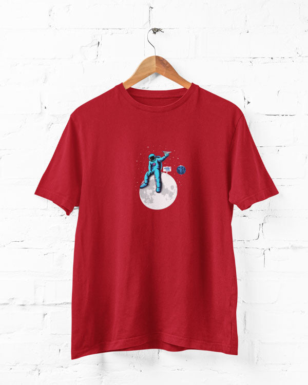Women’s Astronaut T Shirt Half Sleeves - Outgears Fitness