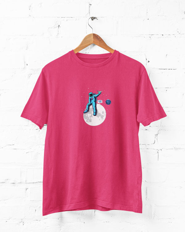Women’s Astronaut T Shirt Half Sleeves - Outgears Fitness