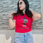 Women’s Athena Half Sleeves T Shirt - Outgears Fitness