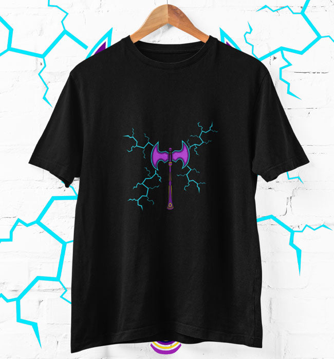Men’s Thunder Axe T Shirts Half Sleeves - Outgears Fitness