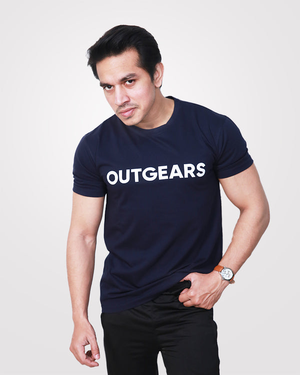 Men's Navy Basic Cotton T-Shirt