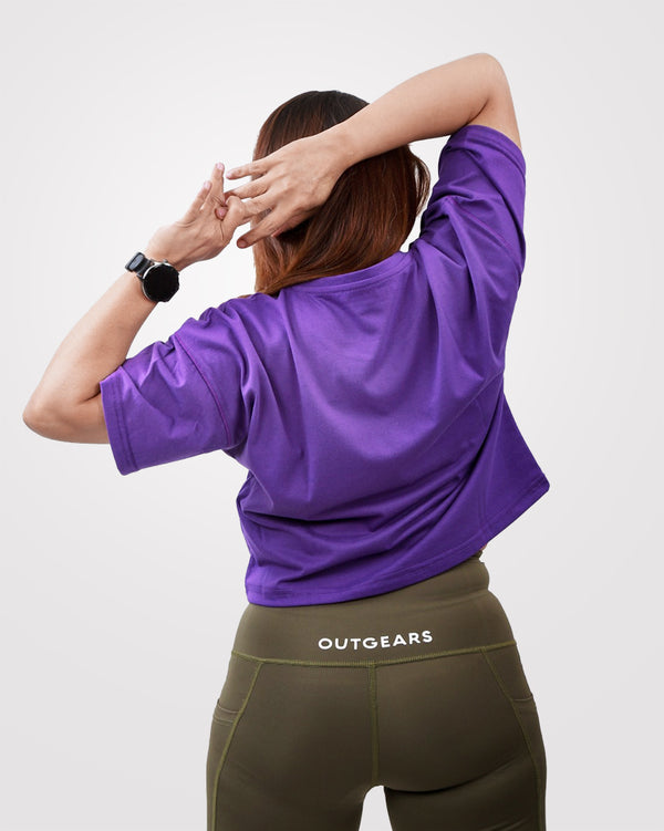 Crop Tee Purple