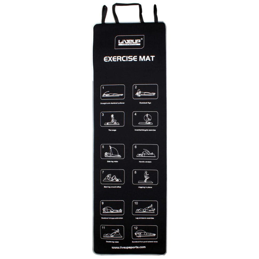 Exercise Yoga Mat Black EVA - outgearsfitness