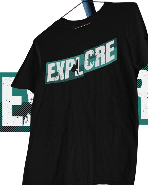 Men’s Explore T Shirts Half Sleeves - Outgears Fitness