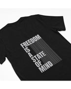 Men’s Freedom Is A State Of Mind T Shirts Half Sleeves - Outgears Fitness