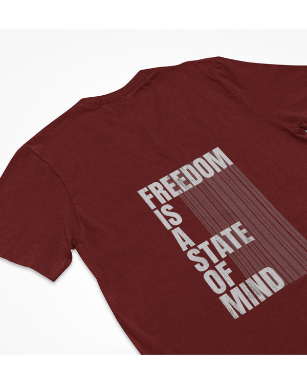 Men’s Freedom Is A State Of Mind T Shirts