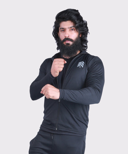 Summer Gym Jacket For Men’s Black - outgearsfitness