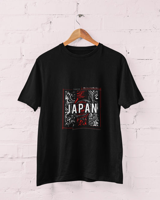 Men’s Japan T Shirts Half Sleeves - Outgears Fitness