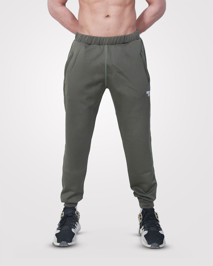 Sweat Joggers Pant Olive Green - Outgears Fitness