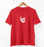 Men’s Moon Lion T Shirts Half Sleeves - Outgears Fitness