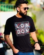 Men’s London T Shirts Half Sleeves - Outgears Fitness