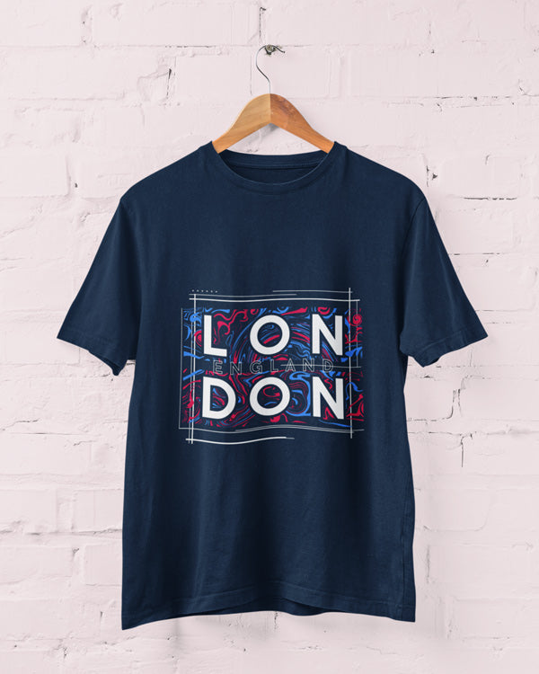 Men’s London T Shirts Half Sleeves - Outgears Fitness
