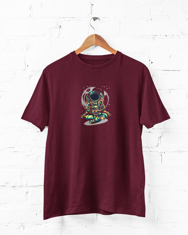 Men’s Meditation In Space T Shirts Half Sleeves