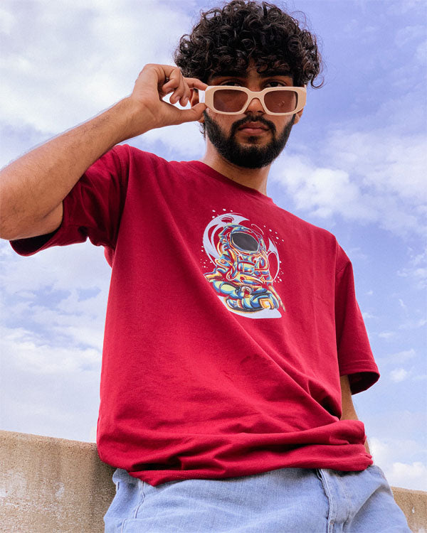 Men’s Meditation In Space T Shirts Half Sleeves