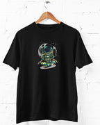 Women’s Meditation In Space T Shirts Half Sleeves - Outgears Fitness