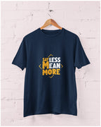 Men’s Say Less Mean More T Shirts Half Sleeves - Outgears Fitness