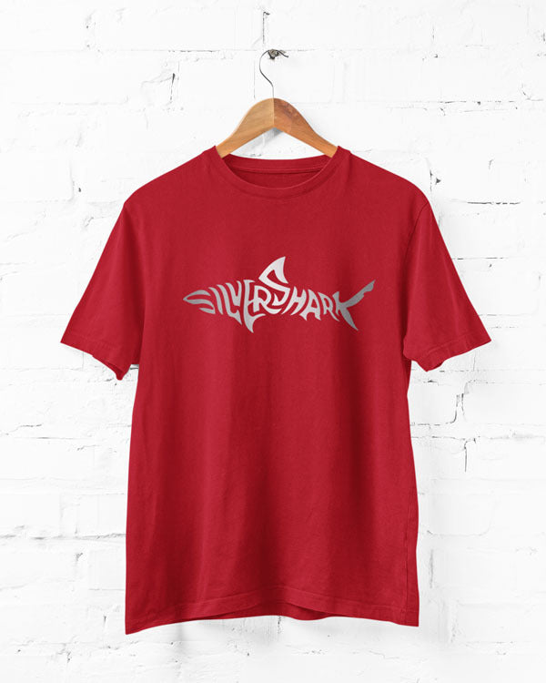 Women’s Silver Shark T Shirts Half Sleeves