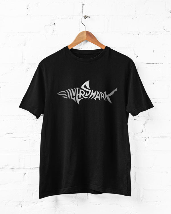 Women’s Silver Shark T Shirts Half Sleeves