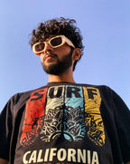 Men’s Surf California T Shirts Half Sleeves - Outgears Fitness