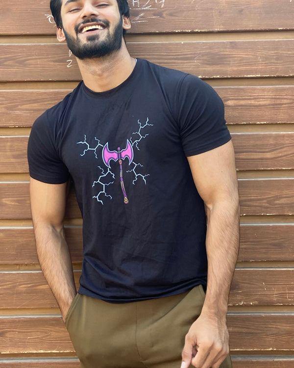 Men’s Thunder Axe T Shirts Half Sleeves