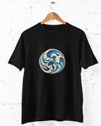 Women’s Waves T Shirt Half Sleeves - Outgears Fitness